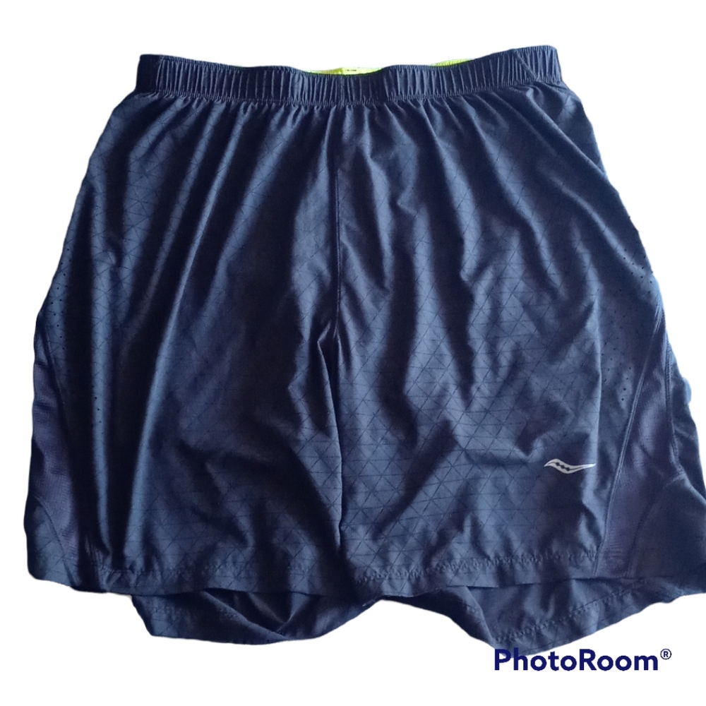 Men's 8" Lined Saucony Run Dry Running Shorts